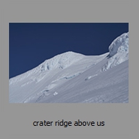 crater ridge above us